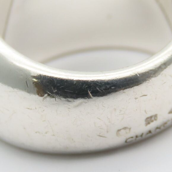 CHANEL Authentic Silver Ring - Picture 7 of 10
